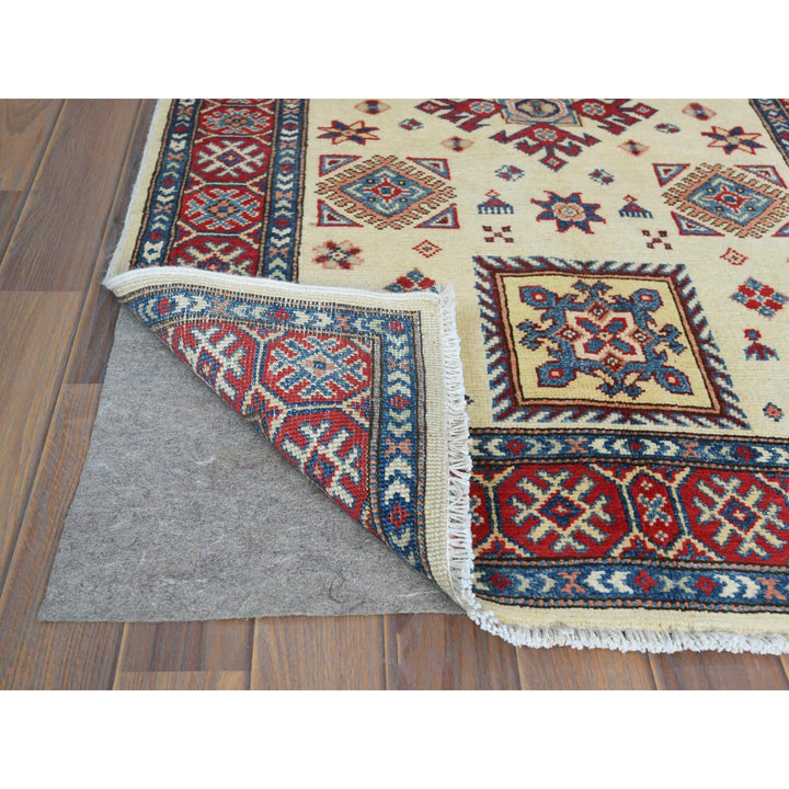 3'0" x 4'7" New Hand Knotted Ivory Wool Rectangle Oriental Rug - MOA10261809