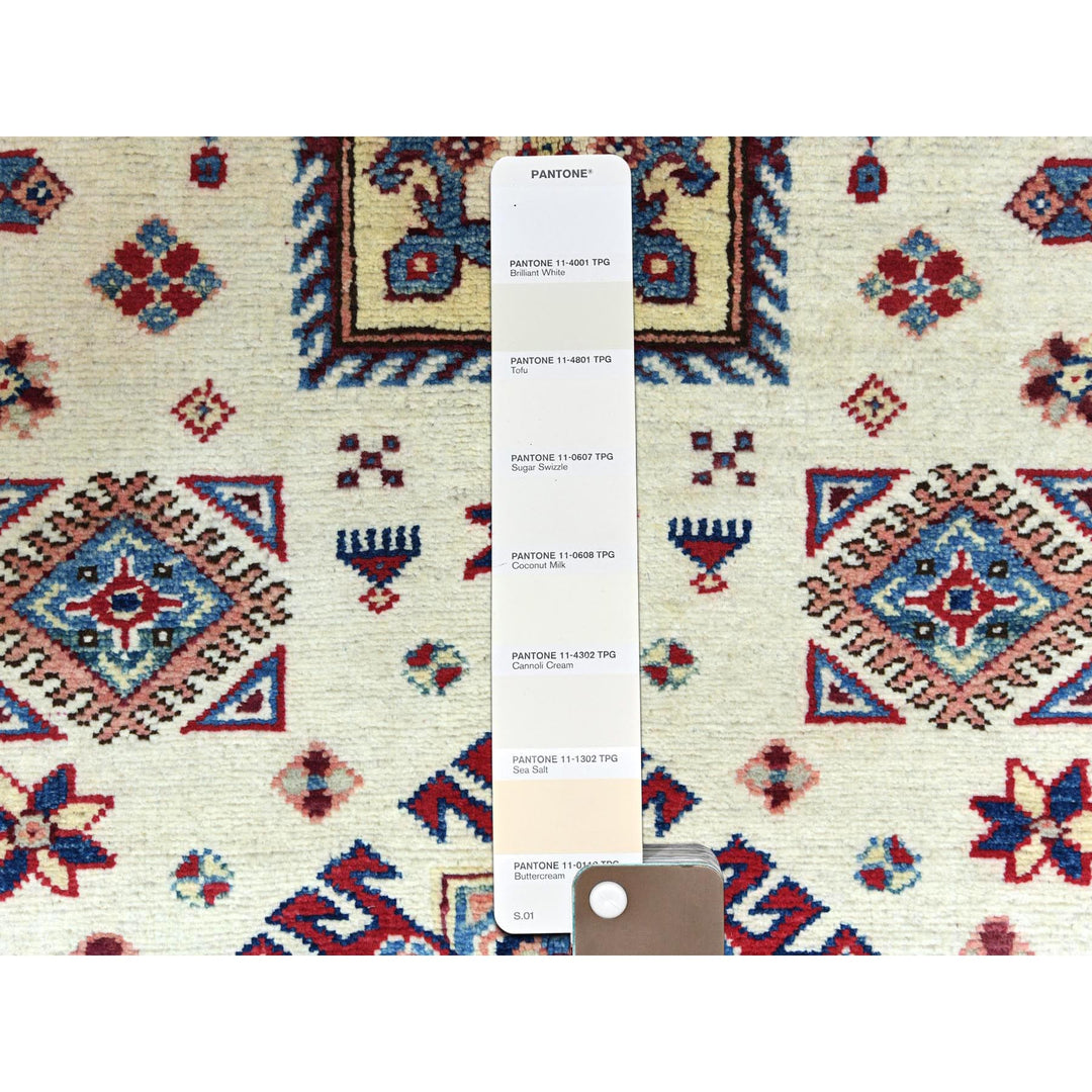 3'0" x 4'7" New Hand Knotted Ivory Wool Rectangle Oriental Rug - MOA10261809