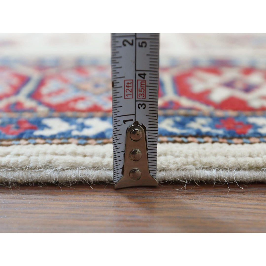 3'0" x 4'7" New Hand Knotted Ivory Wool Rectangle Oriental Rug - MOA10261809