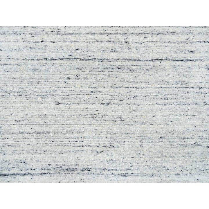 5'0" x 7'0" New Hand Loomed Ivory Wool Rectangle Oriental Rug - MOA10264779