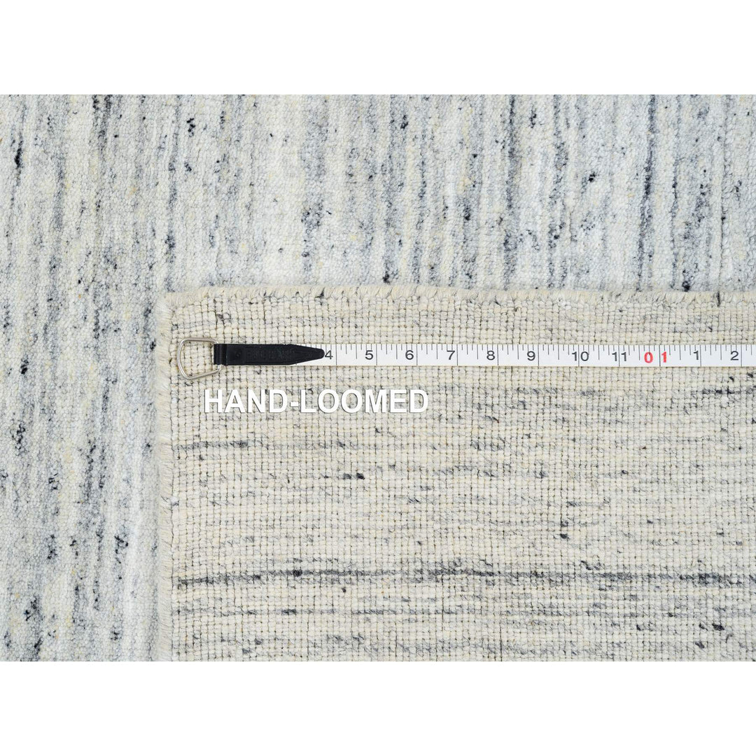 5'0" x 7'0" New Hand Loomed Ivory Wool Rectangle Oriental Rug - MOA10264779