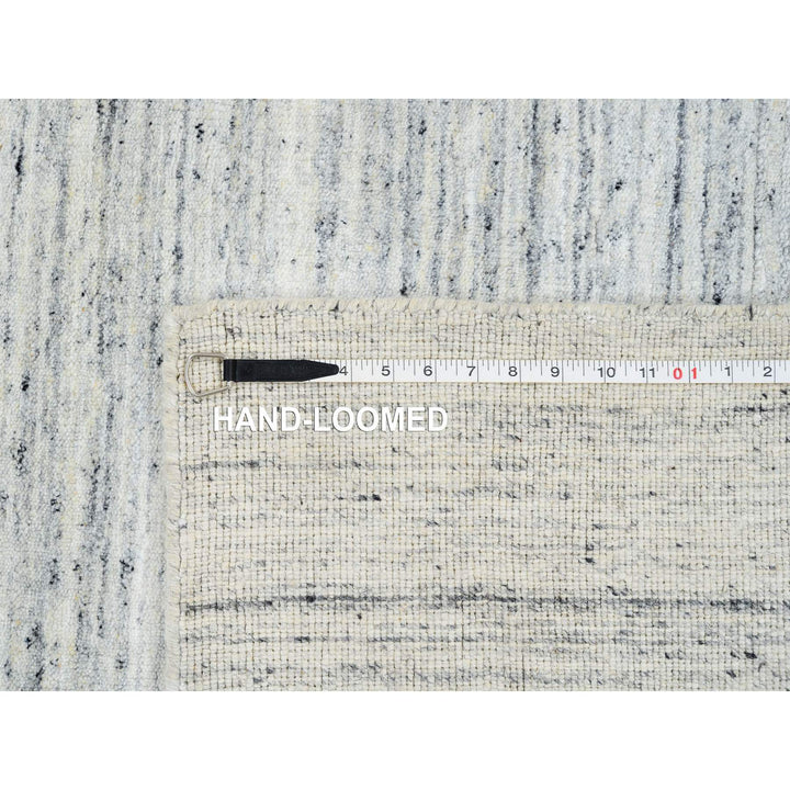 5'0" x 7'0" New Hand Loomed Ivory Wool Rectangle Oriental Rug - MOA10264779