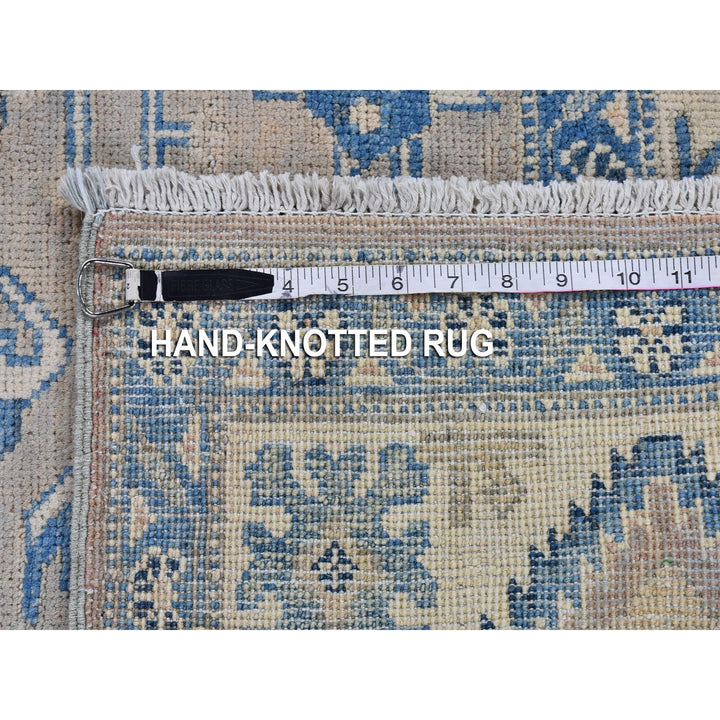 4'0" x 5'8" New Hand Knotted Grey Wool Rectangle Oriental Rug - MOA10266582