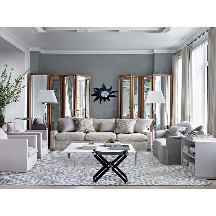 9'10" x 14'3" New Hand Knotted Ivory Wool & Silk Rectangle Oriental Rug - MOA10266874