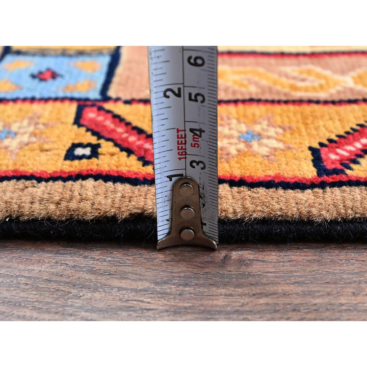 4'11" x 6'10" New Hand Knotted Brown Wool Rectangle Oriental Rug - MOA102672
