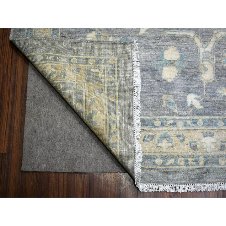 12'0" x 14'6" New Hand Knotted Grey Wool Rectangle Oriental Rug - MOA10271597