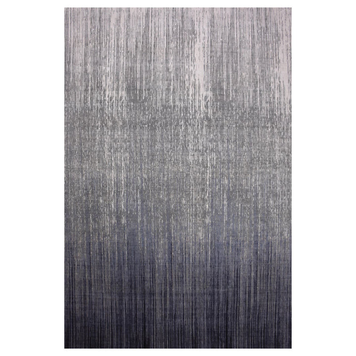 14'0" x 18'1" New Hand Knotted Grey Wool Rectangle Oriental Rug - MOA10275150