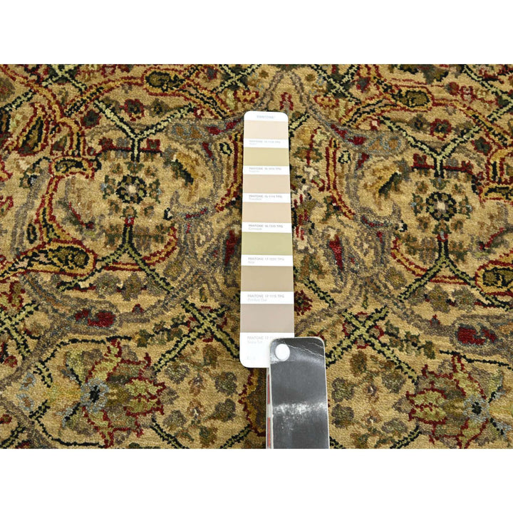 3'0" x 19'5" New Hand Knotted Yellow Wool Runner Oriental Rug - MOA10275633