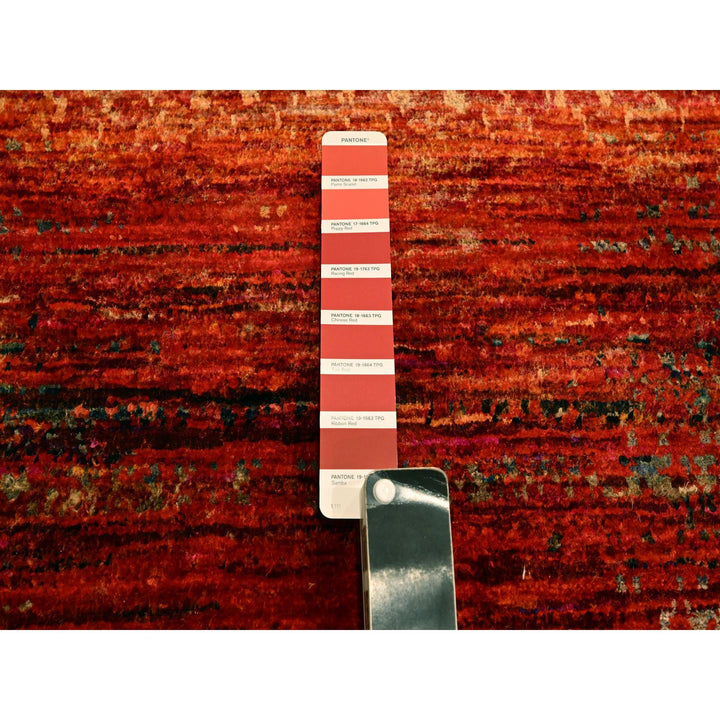 9'10" x 14'1" New Hand Knotted Yellow Sari Silk Rectangle Oriental Rug - MOA10276172