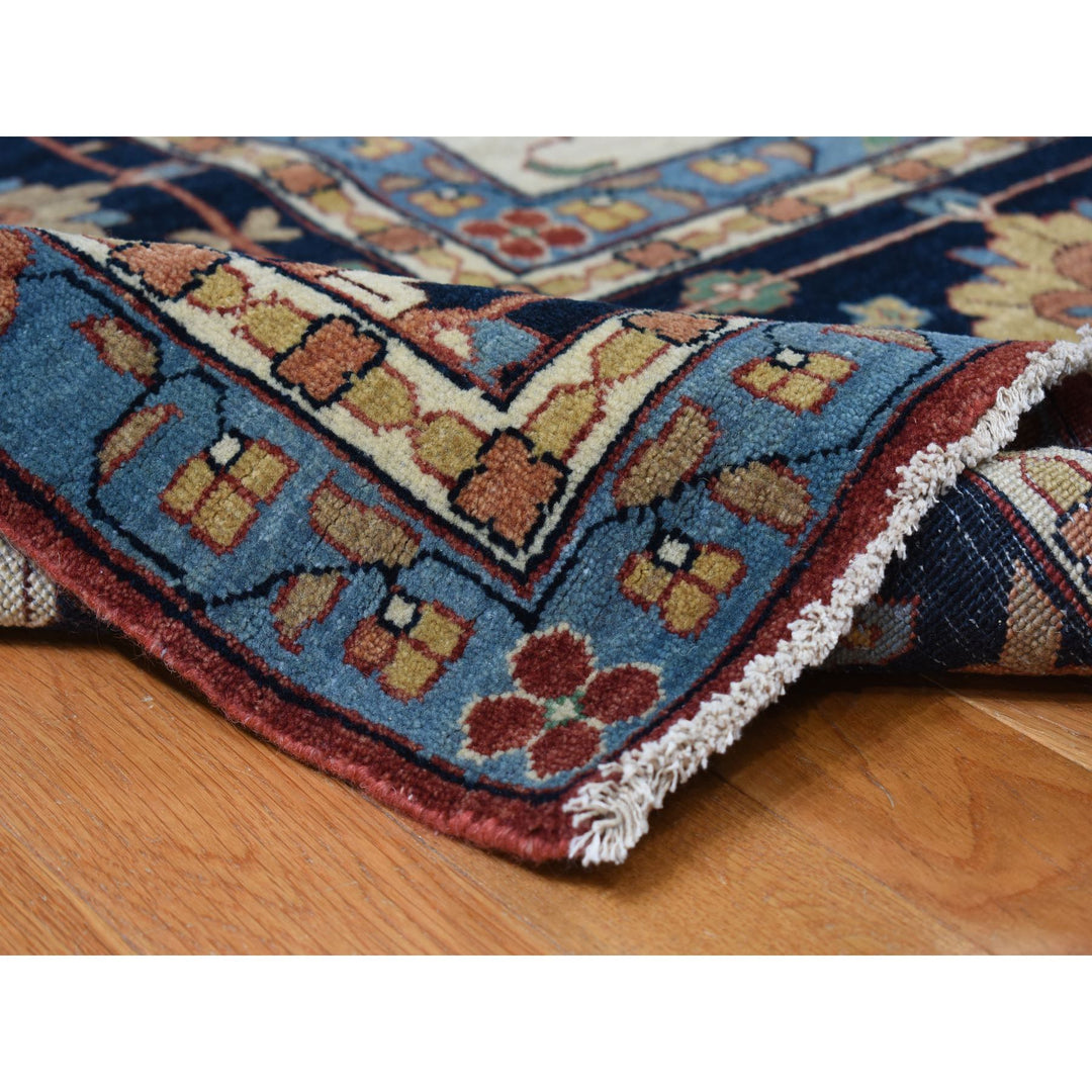 12'0" x 17'8" New Hand Knotted Red Wool Rectangle Oriental Rug - MOA10278009