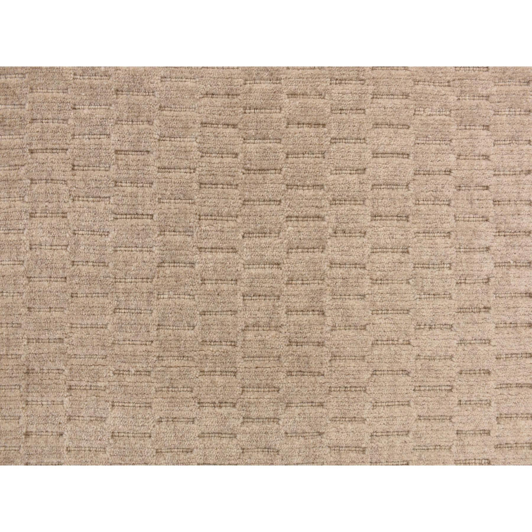 2'0" x 3'0" New Hand Loomed Brown Wool Rectangle Oriental Rug - MOA10278254