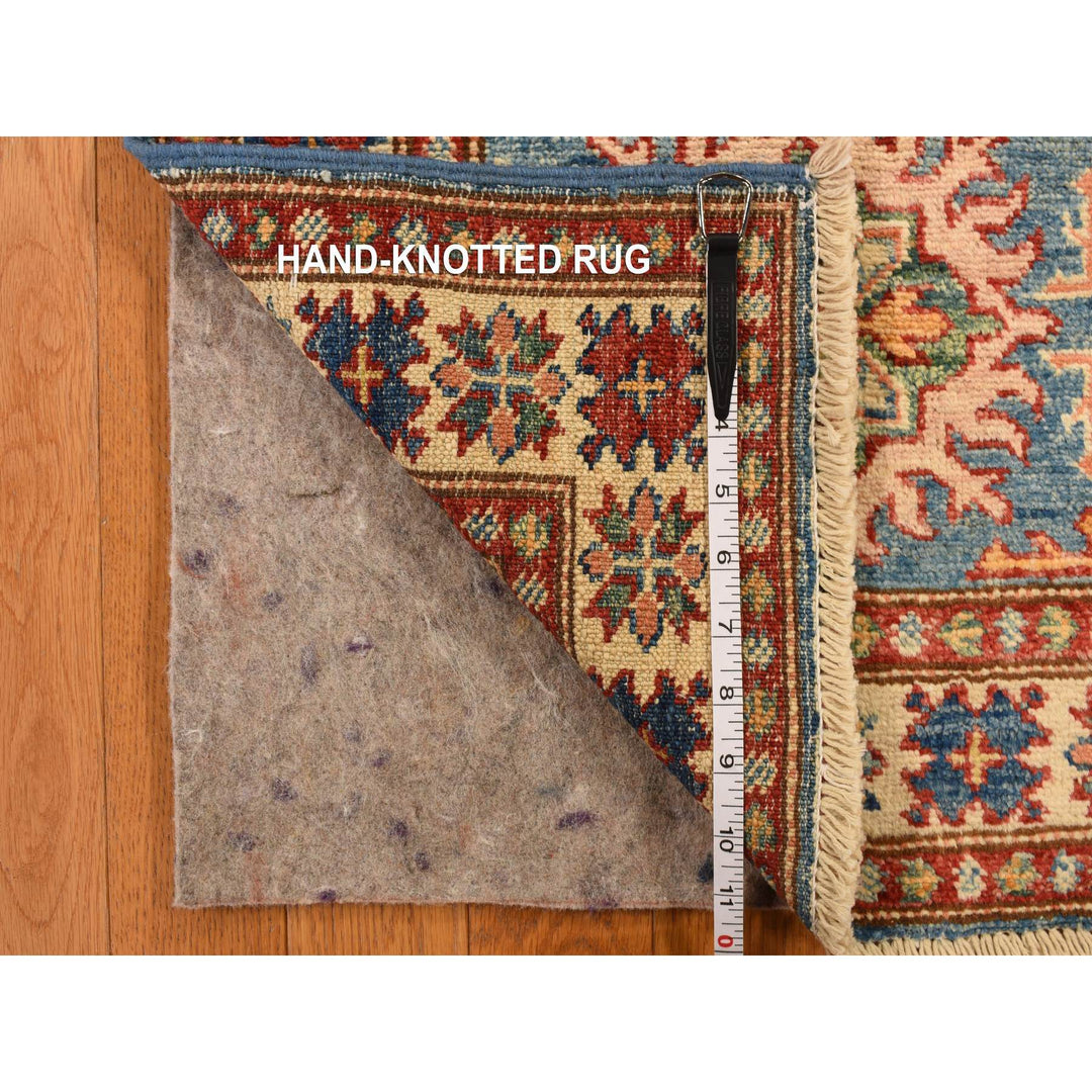 2'0" x 3'1" New Hand Knotted Blue Wool Rectangle Oriental Rug - MOA10278256