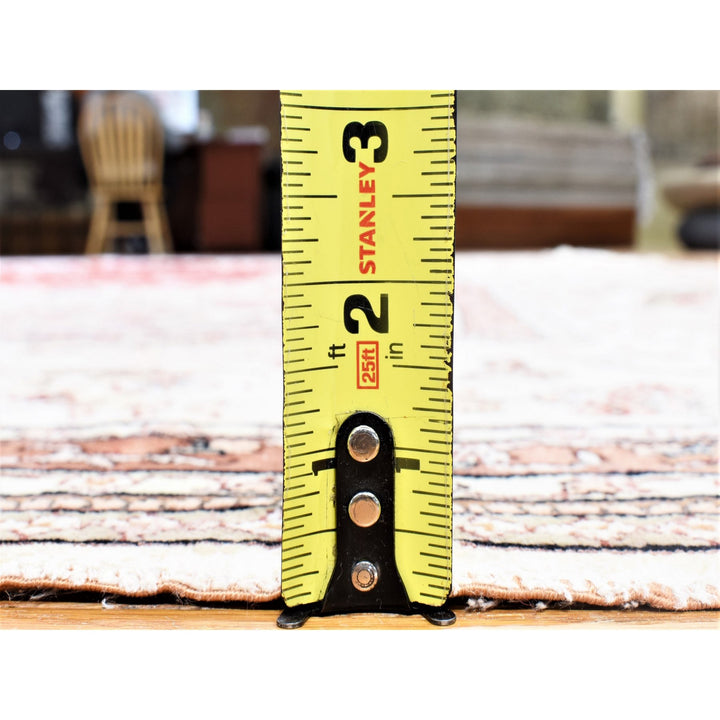 12'0" x 18'4" New Hand Knotted Red Silk & Cotton Blend Rectangle Oriental Rug - MOA10280231