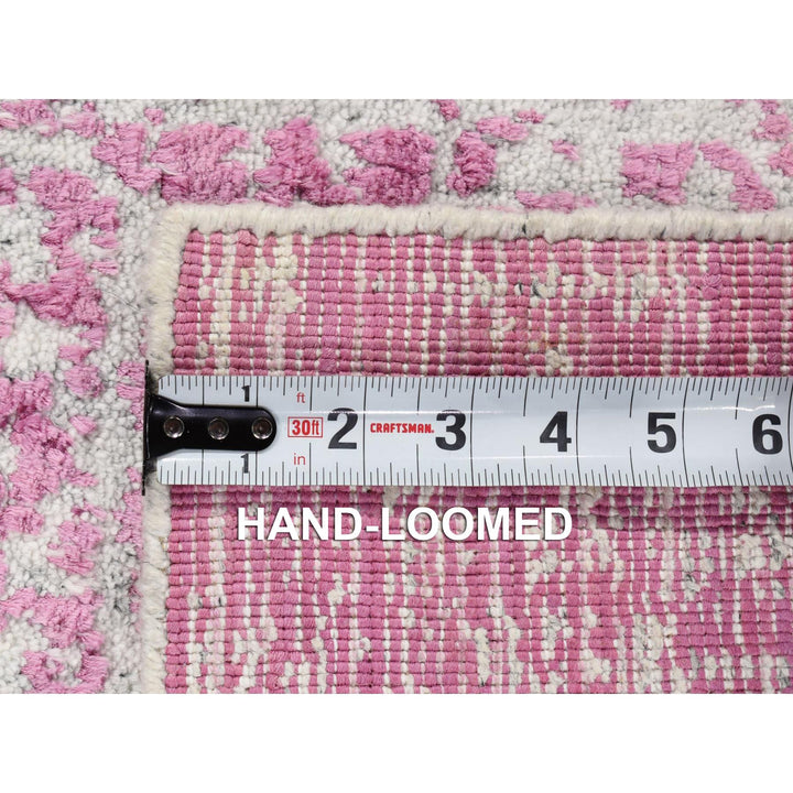 2'0" x 3'0" New Hand Loomed Pink Wool Rectangle Oriental Rug - MOA10280332