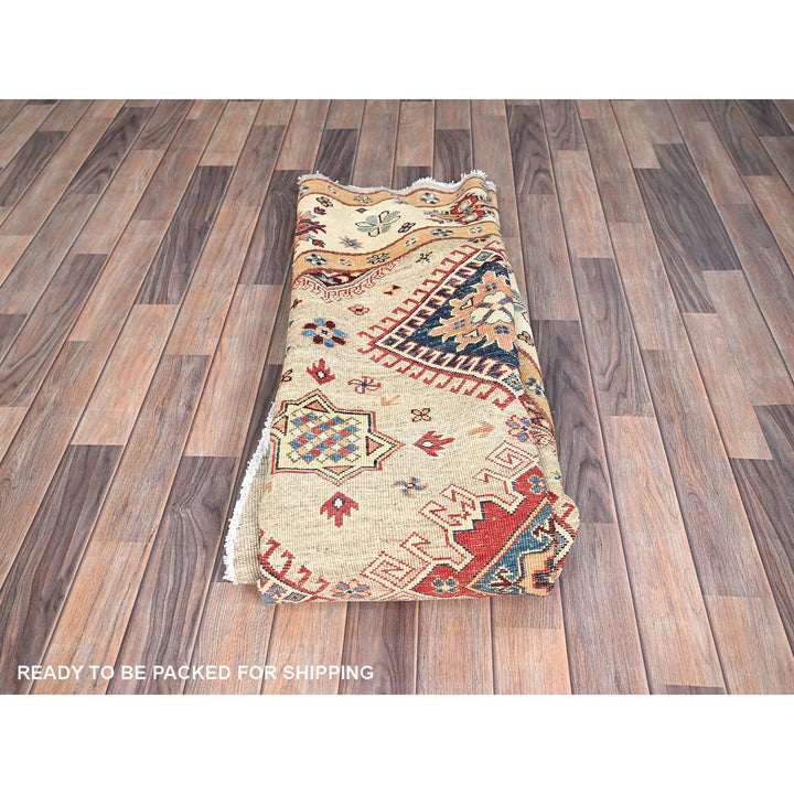 7'10" x 7'10" New Hand Knotted Brown Wool Round Oriental Rug - MOA10286220