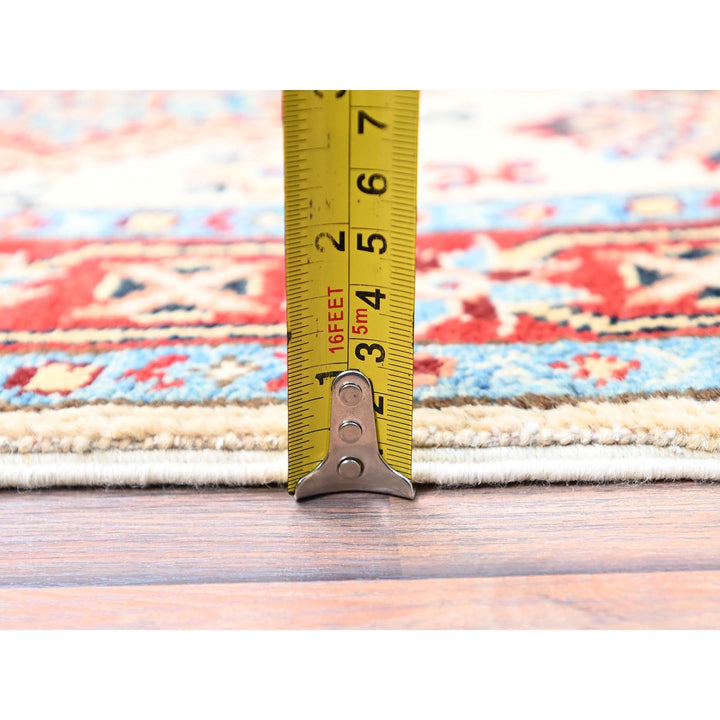 2'1" x 3'1" New Hand Knotted Ivory Wool Rectangle Oriental Rug - MOA10286222