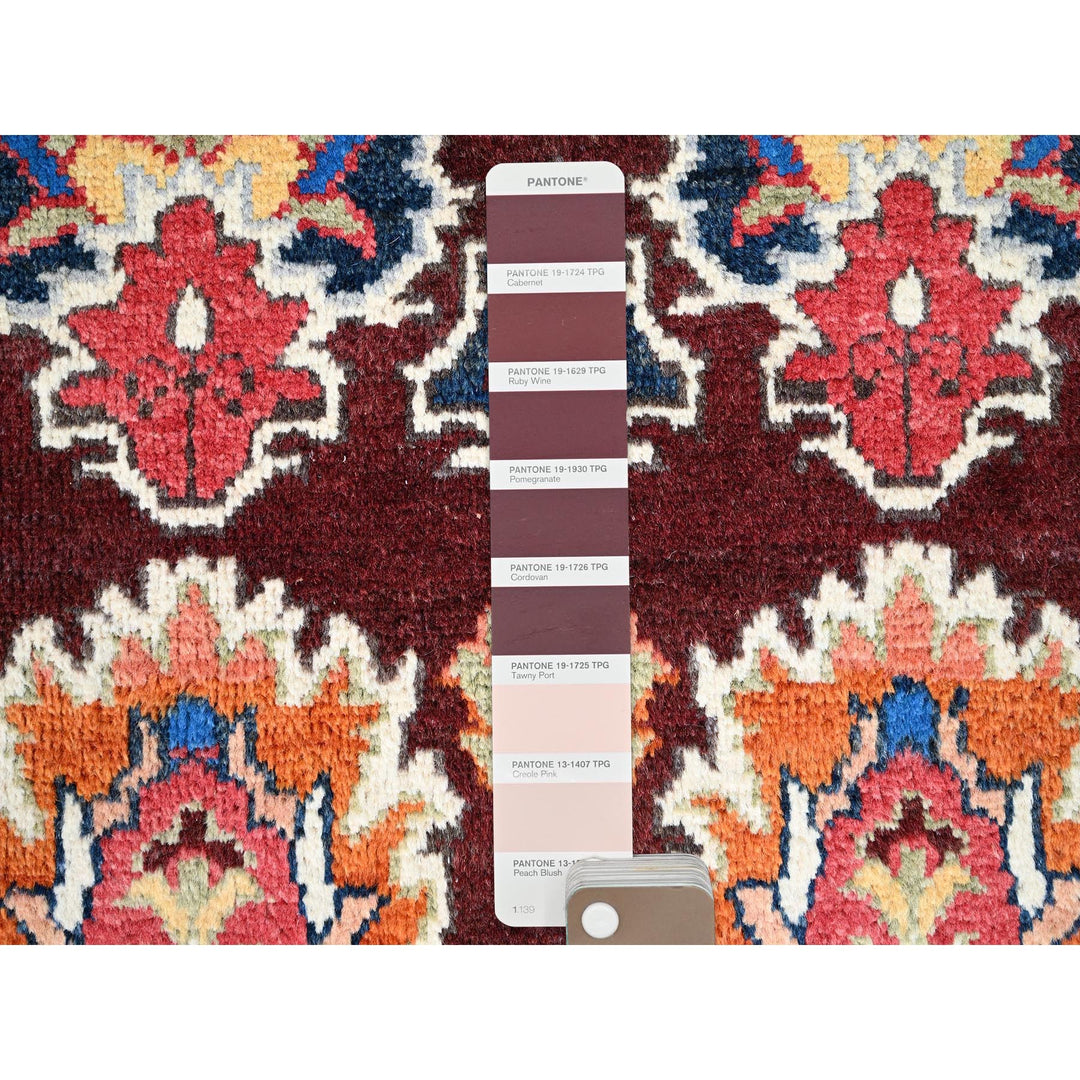 2'0" x 2'11" New Hand Knotted Brown Wool Rectangle Oriental Rug - MOA10286225