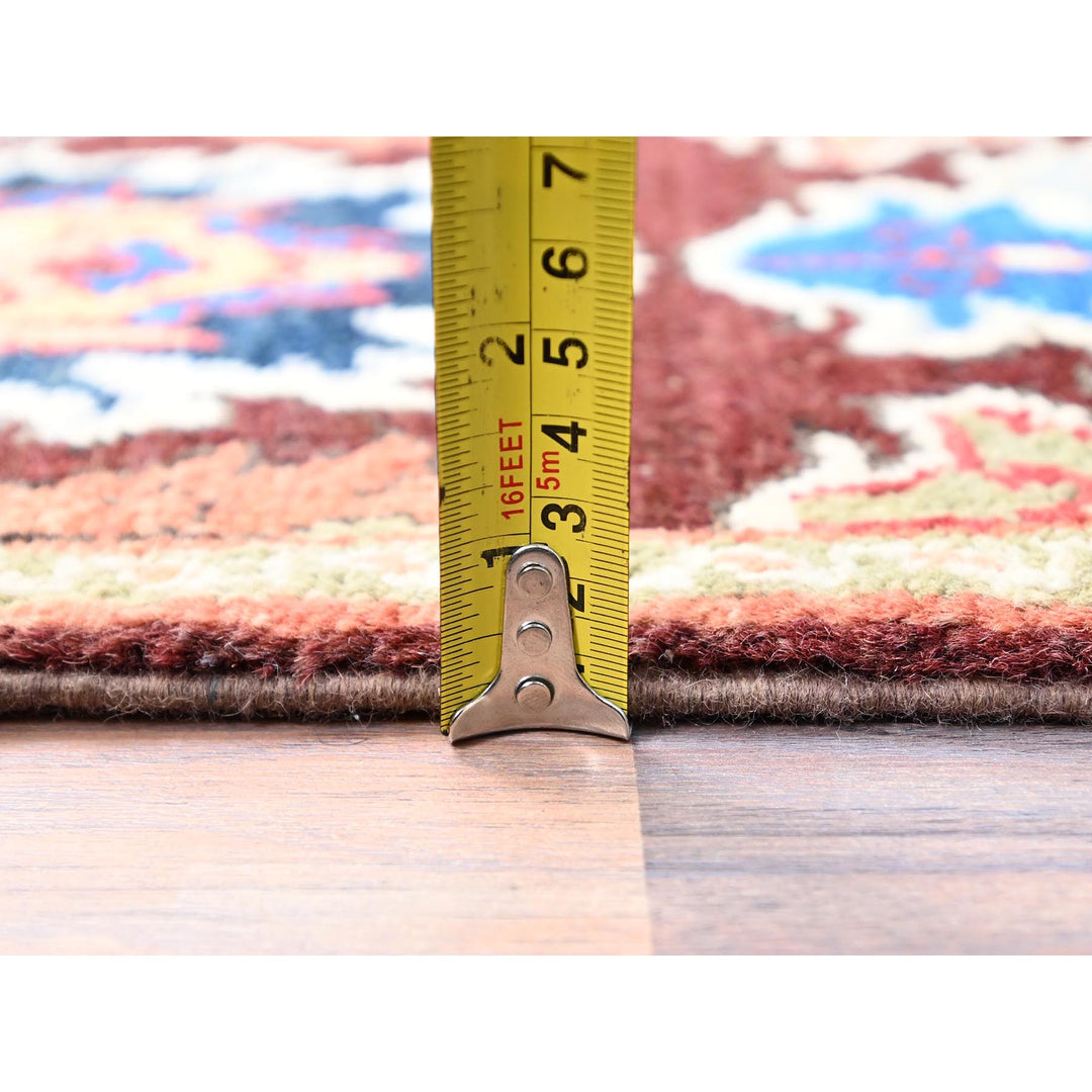 2'0" x 2'11" New Hand Knotted Brown Wool Rectangle Oriental Rug - MOA10286225