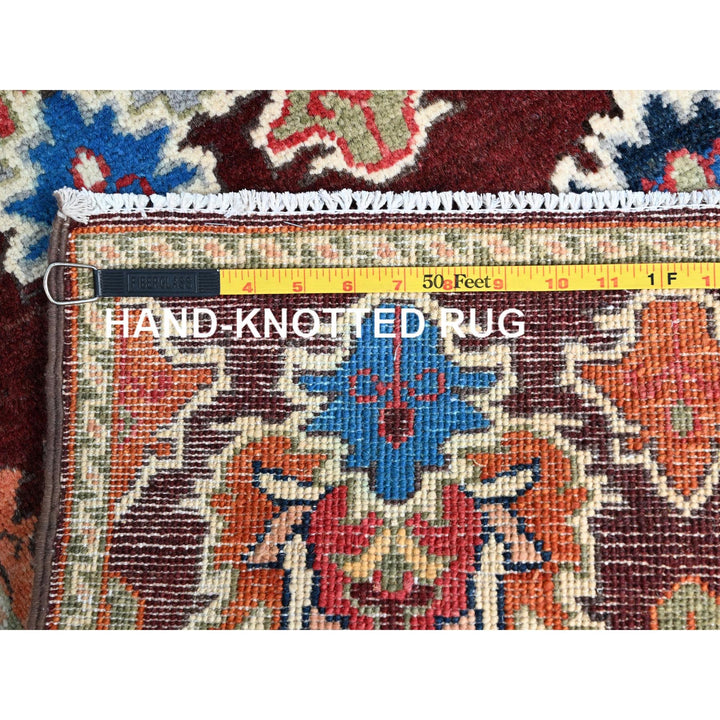 2'0" x 2'11" New Hand Knotted Brown Wool Rectangle Oriental Rug - MOA10286225
