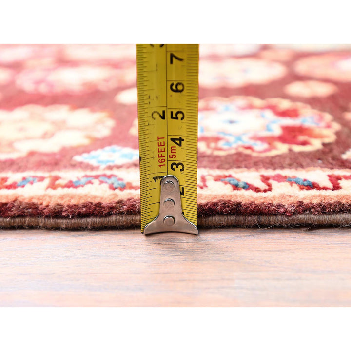 2'0" x 2'10" New Hand Knotted Brown Wool Rectangle Oriental Rug - MOA10286241