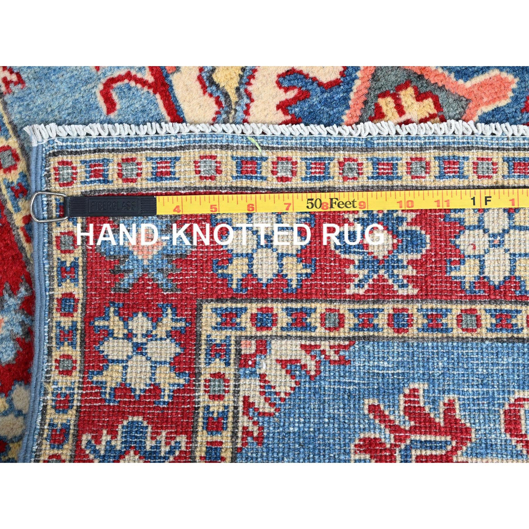 2'7" x 9'7" New Hand Knotted Blue Wool Runner Oriental Rug - MOA10286286