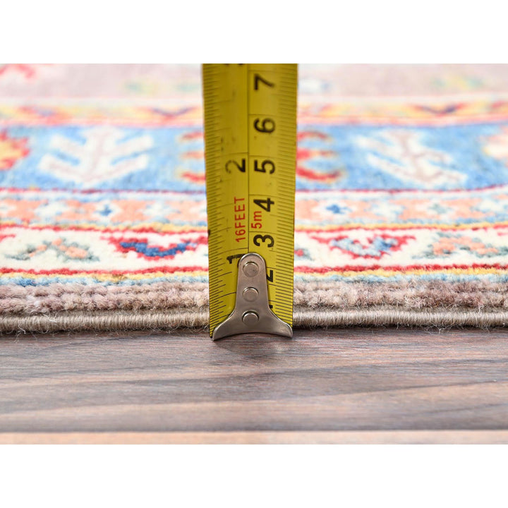 2'6" x 9'2" New Hand Knotted Grey Wool Runner Oriental Rug - MOA10286290