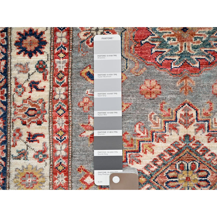 3'4" x 5'1" New Hand Knotted Ivory Wool Rectangle Oriental Rug - MOA10286315