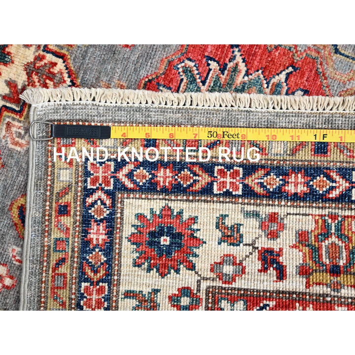 3'4" x 5'1" New Hand Knotted Ivory Wool Rectangle Oriental Rug - MOA10286315