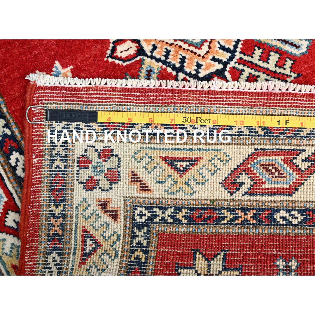 2'9" x 7'10" New Hand Knotted Red Wool Runner Oriental Rug - MOA10286448