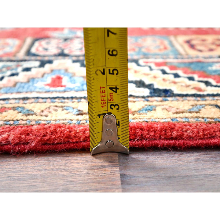 2'8" x 9'9" New Hand Knotted Red Wool Runner Oriental Rug - MOA10286449