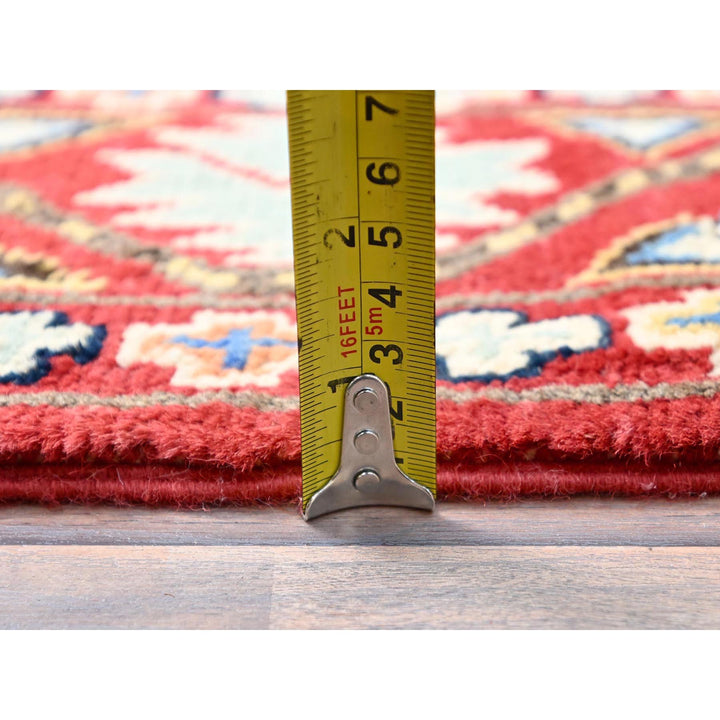 2'7" x 8'0" New Hand Knotted Red Wool Runner Oriental Rug - MOA10286457