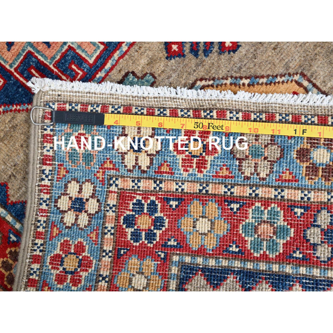 2'7" x 9'8" New Hand Knotted Beige Wool Runner Oriental Rug - MOA10286460