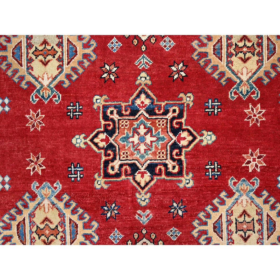 12'0" x 15'9" New Hand Knotted Red Wool Rectangle Oriental Rug - MOA10286484