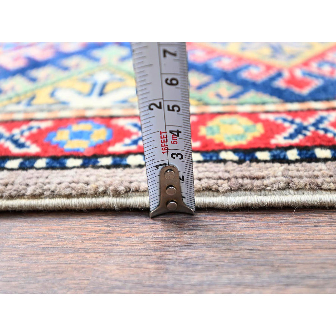 3'5" x 4'8" New Hand Knotted Grey Wool Rectangle Oriental Rug - MOA10286883