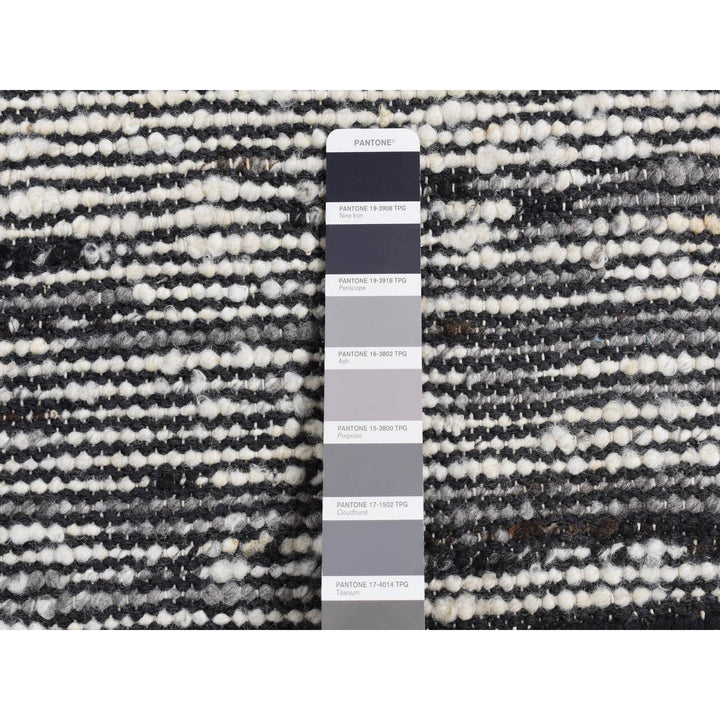 2'0" x 2'0" New Hand Loomed Ivory Wool Square Oriental Rug - MOA10287412