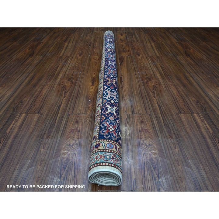 5'10" x 6'0" New Hand Knotted Ivory Wool Square Oriental Rug - MOA10289328