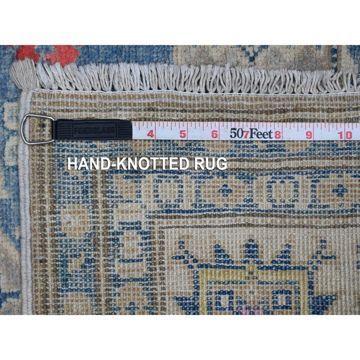 4'11" x 6'8" New Hand Knotted Grey Wool Rectangle Oriental Rug - MOA10289340