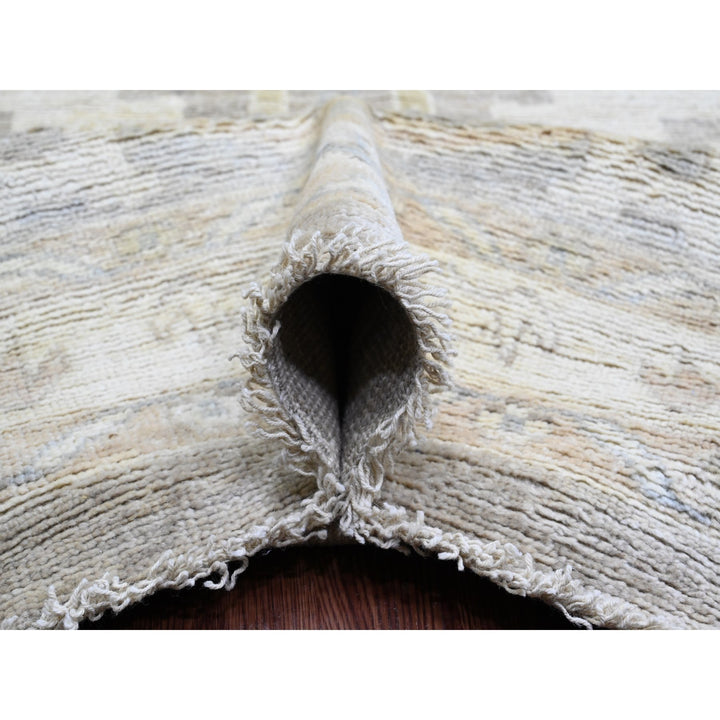 13'11" x 23'3" New Hand Knotted Brown Wool Rectangle Oriental Rug - MOA10289740