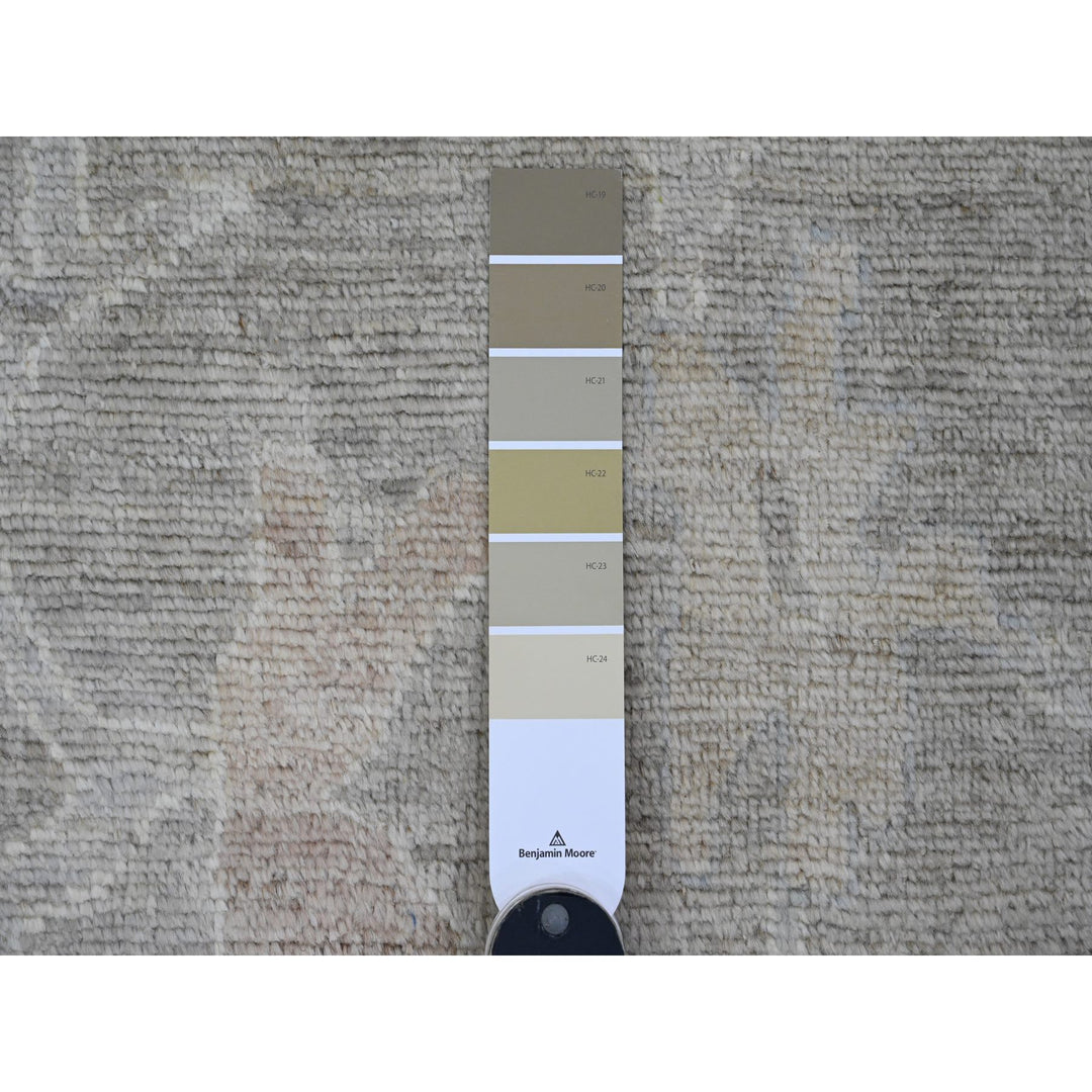 13'11" x 23'3" New Hand Knotted Brown Wool Rectangle Oriental Rug - MOA10289740