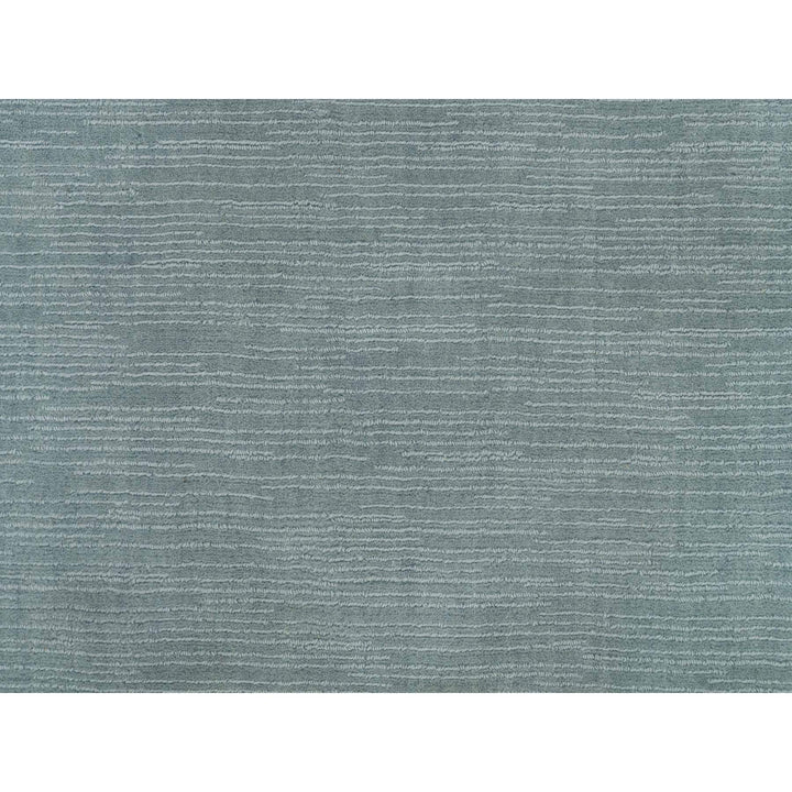 2'0" x 3'1" New Hand Loomed Grey Wool and Plant based Silk Rectangle Oriental Rug - MOA10290175