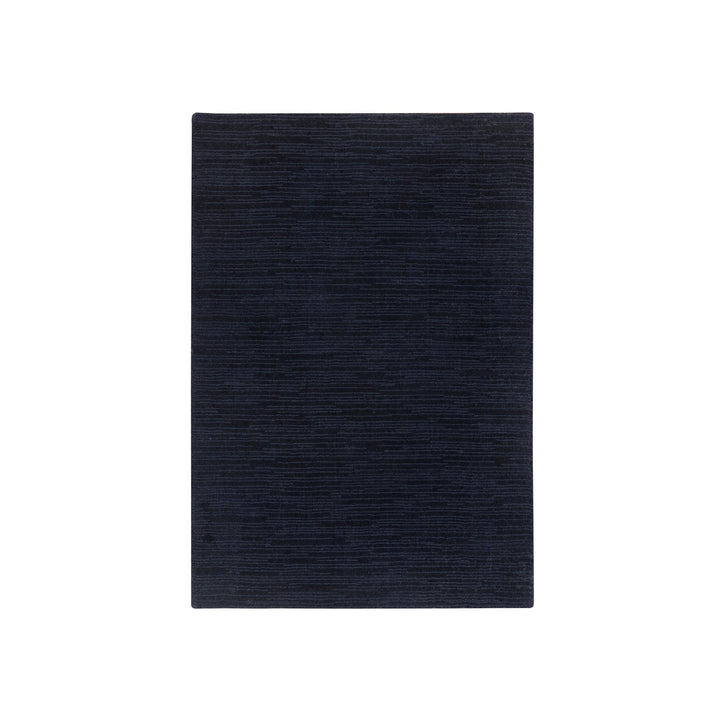 2'0" x 3'1" New Hand Loomed Blue Wool and Plant based Silk Rectangle Oriental Rug - MOA10290176