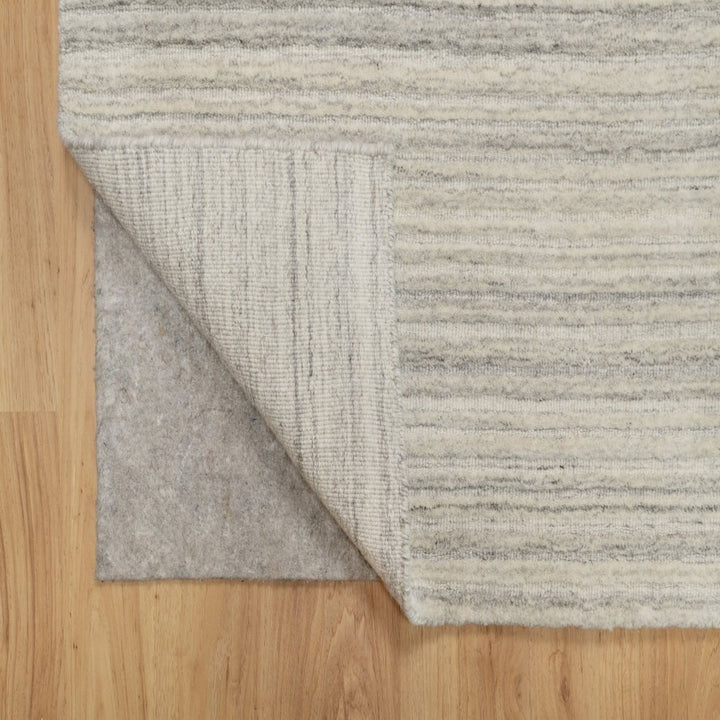 2'6" x 10'0" New Hand Loomed Beige Wool Runner Oriental Rug - MOA10290717