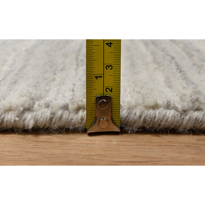 2'7" x 6'0" New Hand Loomed Beige Wool Runner Oriental Rug - MOA10290723