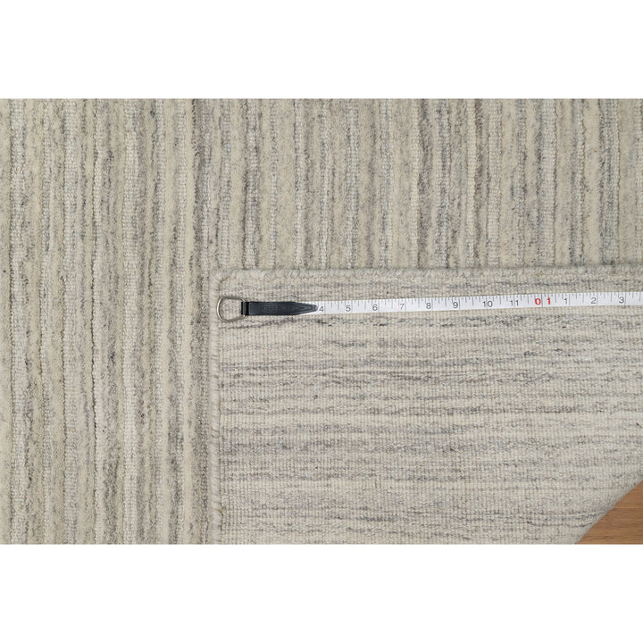 2'7" x 6'0" New Hand Loomed Beige Wool Runner Oriental Rug - MOA10290723