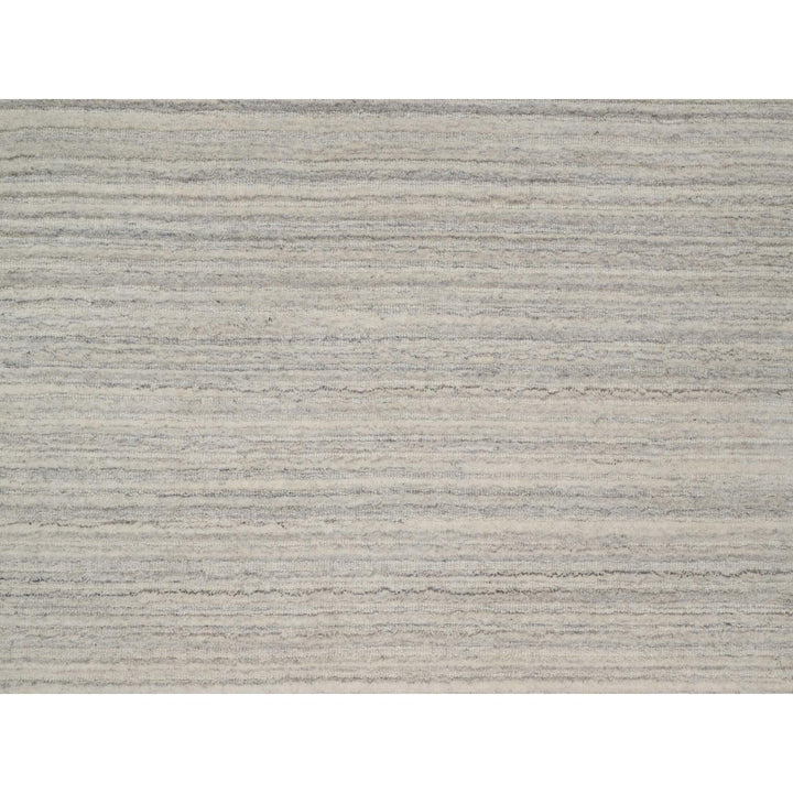 12'1" x 17'7" New Hand Loomed Beige Wool Rectangle Oriental Rug - MOA10290791