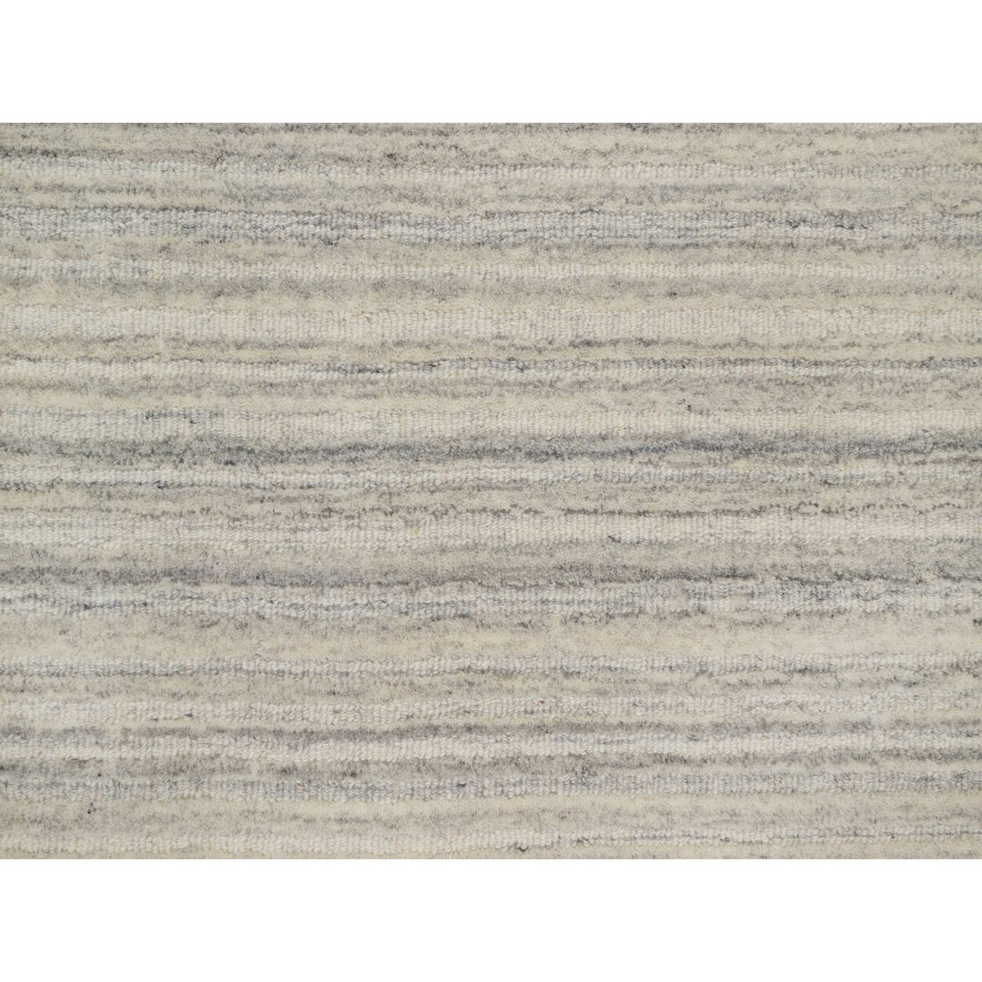 2'0" x 3'0" New Hand Loomed Beige Wool Rectangle Oriental Rug - MOA10290795