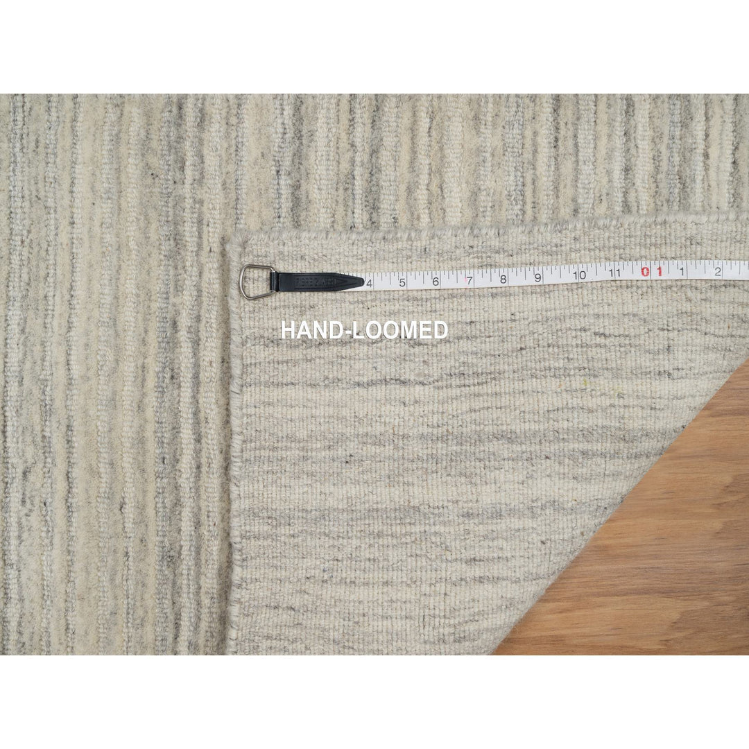 2'0" x 3'0" New Hand Loomed Beige Wool Rectangle Oriental Rug - MOA10290795