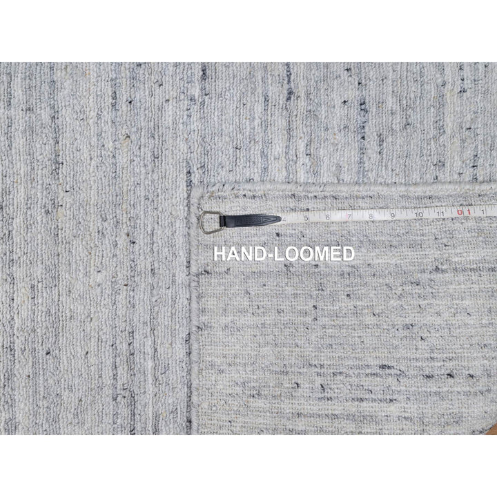 2'6" x 6'0" New Hand Loomed Ivory Wool Runner Oriental Rug - MOA10291186