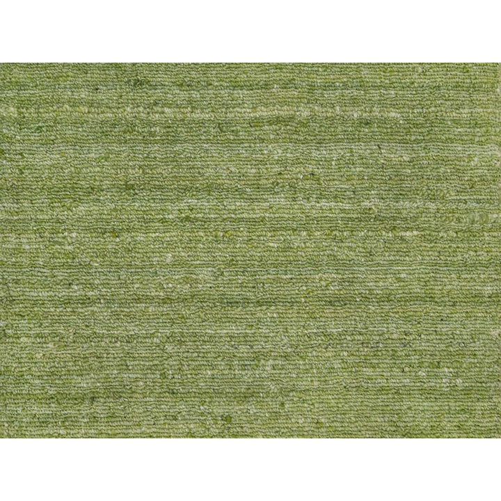 2'1" x 3'0" New Hand Loomed Green Wool Rectangle Oriental Rug - MOA10291200