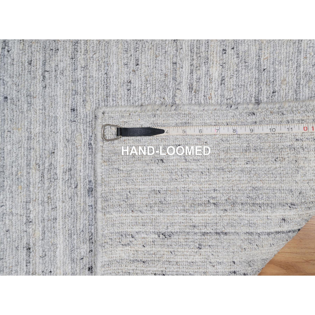 2'0" x 3'0" New Hand Loomed Ivory Wool Rectangle Oriental Rug - MOA10291202